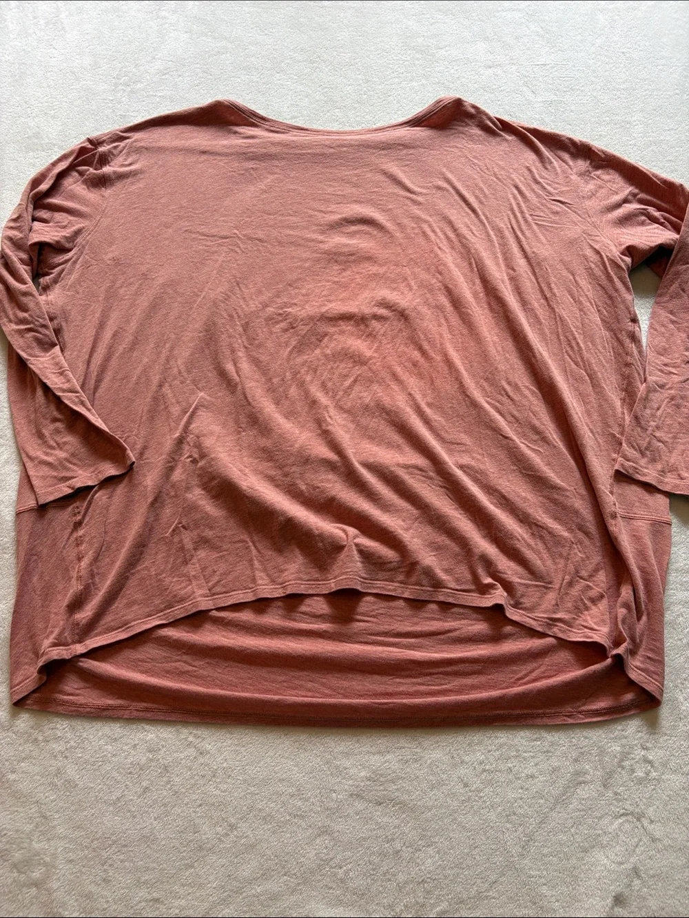 Women’s Relaxed Long Sleeve Top - Dusty Rose